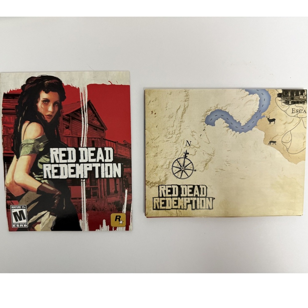 Red Dead Redemption - Sony PS3 - CIB W/ Map - Case Disc Manual Map Black Label - Picture 4 of 7
